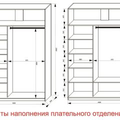 Шкаф-купе 1600 серии SOFT D8+D2+B2+PL4 (2 ящика+F обр.штанга) профиль «Капучино» | фото 5